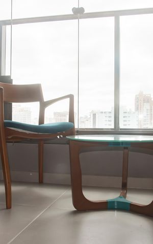 Studio à venda com 26m², 1 quarto e sem vagaVaranda