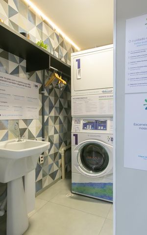 Apartamento à venda com 30m², 2 quartos e sem vaga Apartamento à venda com 30m², 2 quartos e sem vagaLavanderia