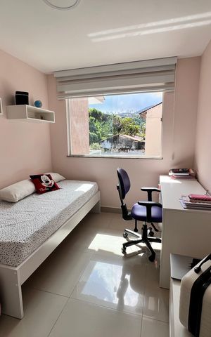 Casa de condomínio à venda com 173m², 5 quartos e 2 vagas Casa de condomínio à venda com 173m², 5 quartos e 2 vagasQuarto 4