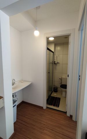 Apartamento à venda com 37m², 2 quartos e sem vaga Apartamento à venda com 37m², 2 quartos e sem vagaBanheiro