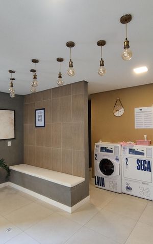Apartamento à venda com 37m², 2 quartos e sem vaga Apartamento à venda com 37m², 2 quartos e sem vagaÁrea comum - Lavanderia