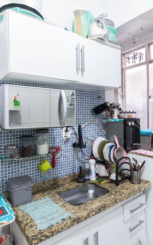 Apartamento à venda com 80m², 3 quartos e sem vagaCozinha