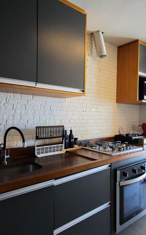 Studio à venda com 50m², 1 quarto e 1 vaga Studio à venda com 50m², 1 quarto e 1 vagaCozinha