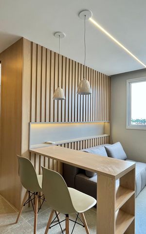 Apartamento à venda com 25m², 1 quarto e sem vaga Apartamento à venda com 25m², 1 quarto e sem vagaSala