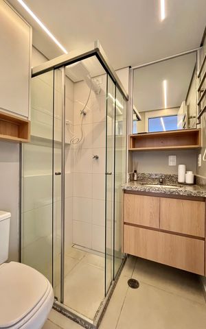 Apartamento à venda com 25m², 1 quarto e sem vaga Apartamento à venda com 25m², 1 quarto e sem vagaBanheiro