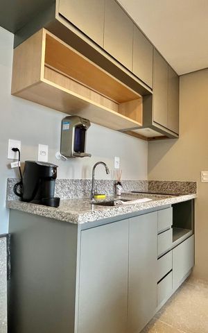 Apartamento à venda com 25m², 1 quarto e sem vaga Apartamento à venda com 25m², 1 quarto e sem vagaCozinha