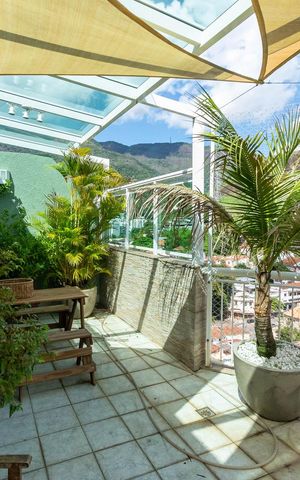 Apartamento à venda com 170m², 3 quartos e 2 vagasCobertura