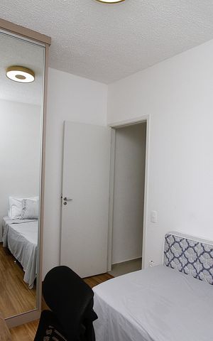 Apartamento para alugar com 47m², 2 quartos e 1 vagaQuarto 1