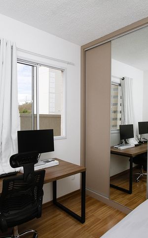 Apartamento para alugar com 47m², 2 quartos e 1 vagaQuarto 1