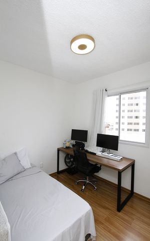 Apartamento para alugar com 47m², 2 quartos e 1 vagaQuarto 1