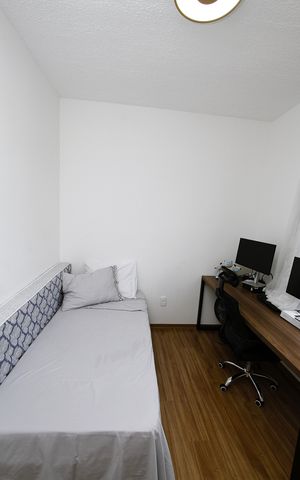 Apartamento para alugar com 47m², 2 quartos e 1 vagaQuarto 1