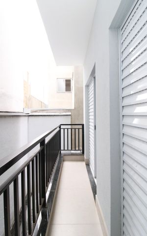 Apartamento para alugar com 42m², 2 quartos e 1 vagaVaranda do Quarto 1 e 2