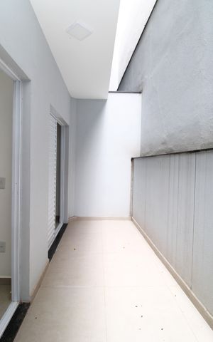 Apartamento para alugar com 42m², 2 quartos e 1 vagaVaranda do Quarto 1 e 2