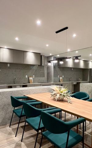 Studio para alugar com 28m², 1 quarto e sem vaga Studio para alugar com 28m², 1 quarto e sem vagaSalão de Festas