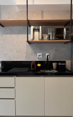 Studio para alugar com 28m², 1 quarto e sem vaga Studio para alugar com 28m², 1 quarto e sem vagaCozinha