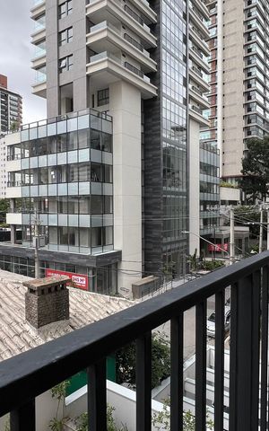 Studio para alugar com 28m², 1 quarto e sem vaga Studio para alugar com 28m², 1 quarto e sem vagaSacada