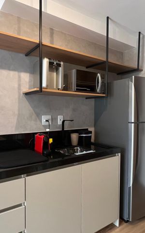 Studio para alugar com 28m², 1 quarto e sem vaga Studio para alugar com 28m², 1 quarto e sem vagaCozinha