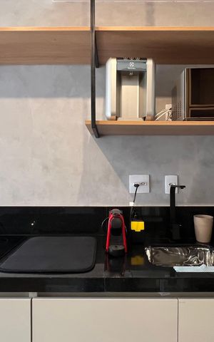 Studio para alugar com 28m², 1 quarto e sem vaga Studio para alugar com 28m², 1 quarto e sem vagaCozinha