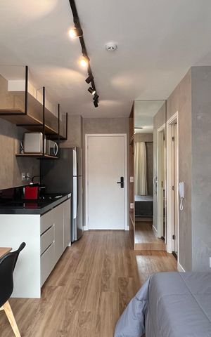 Studio para alugar com 28m², 1 quarto e sem vaga Studio para alugar com 28m², 1 quarto e sem vagaStudio