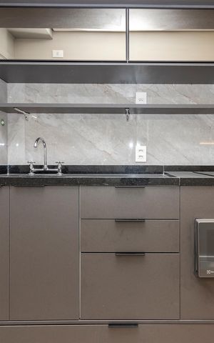 Studio à venda com 32m², 1 quarto e sem vaga Studio à venda com 32m², 1 quarto e sem vagaCozinha