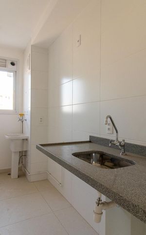 Apartamento à venda com 67m², 3 quartos e 2 vagasCozinha e Área de Serviço