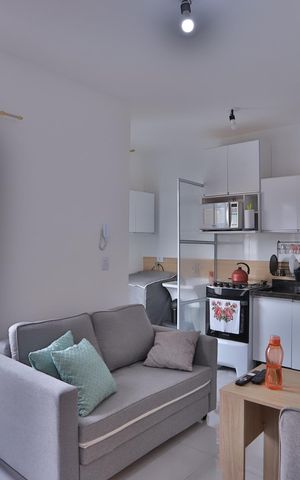 Apartamento à venda com 31m², 1 quarto e sem vaga Apartamento à venda com 31m², 1 quarto e sem vagaSala/Cozinha