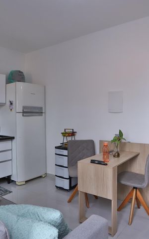 Apartamento à venda com 31m², 1 quarto e sem vaga Apartamento à venda com 31m², 1 quarto e sem vagaSala/Cozinha