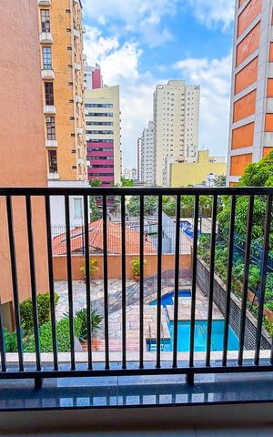 Studio para alugar com 40m², 1 quarto e sem vaga Studio para alugar com 40m², 1 quarto e sem vagaVaranda