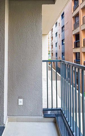 Studio para alugar com 40m², 1 quarto e sem vaga Studio para alugar com 40m², 1 quarto e sem vagaVaranda