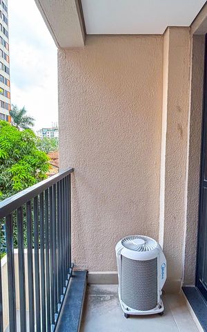 Studio para alugar com 40m², 1 quarto e sem vaga Studio para alugar com 40m², 1 quarto e sem vagaVaranda