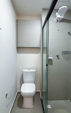 Apartamento para alugar com 35m², 1 quarto e sem vaga Apartamento para alugar com 35m², 1 quarto e sem vagaBanheiro