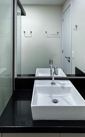 Apartamento para alugar com 35m², 1 quarto e sem vaga Apartamento para alugar com 35m², 1 quarto e sem vagaBanheiro