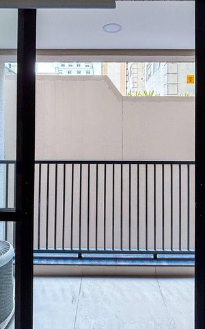 Apartamento para alugar com 35m², 1 quarto e sem vaga Apartamento para alugar com 35m², 1 quarto e sem vagaVaranda do Studio