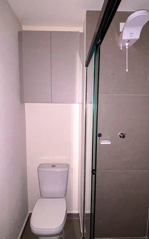 Apartamento para alugar com 35m², 1 quarto e sem vaga Apartamento para alugar com 35m², 1 quarto e sem vagaBanheiro