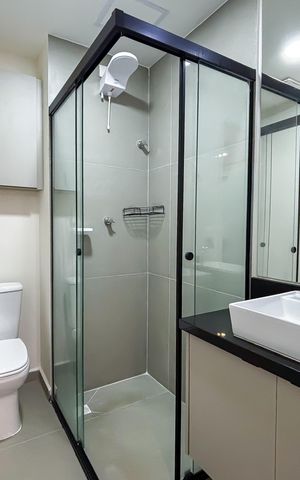 Apartamento para alugar com 35m², 1 quarto e sem vaga Apartamento para alugar com 35m², 1 quarto e sem vagaBanheiro