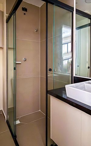 Studio para alugar com 38m², 1 quarto e sem vaga Studio para alugar com 38m², 1 quarto e sem vagaBanheiro