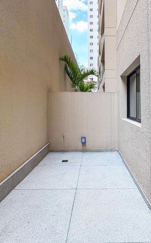 Studio para alugar com 38m², 1 quarto e sem vaga Studio para alugar com 38m², 1 quarto e sem vagaVaranda
