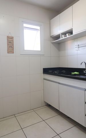 Apartamento à venda com 63m², 2 quartos e 1 vagaCozinha e Área de Serviço