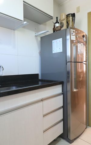 Apartamento à venda com 63m², 2 quartos e 1 vagaCozinha e Área de Serviço