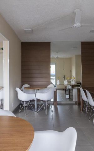 Apartamento para alugar com 49m², 2 quartos e 1 vagaÁrea comum - Salão de festas