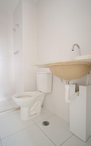 Apartamento à venda com 62m², 2 quartos e 1 vagaBanheiro Social