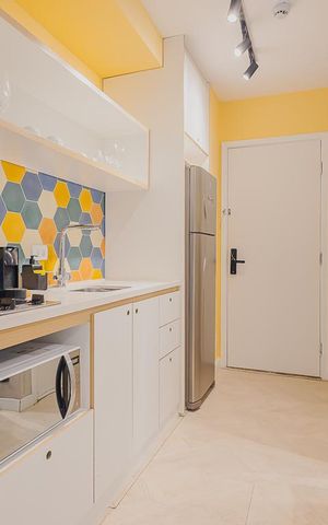 Studio para alugar com 27m², 1 quarto e sem vagaCozinha