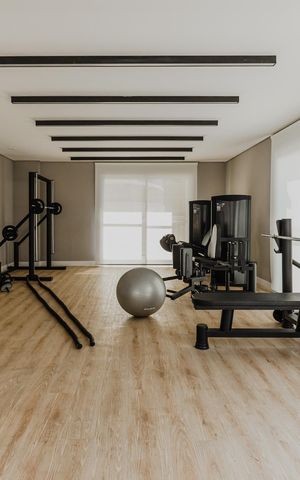 Studio para alugar com 27m², 1 quarto e sem vaga Studio para alugar com 27m², 1 quarto e sem vagaÁrea comum - Academia