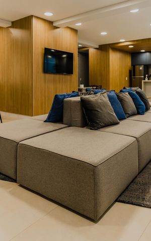 Studio para alugar com 27m², 1 quarto e sem vaga Studio para alugar com 27m², 1 quarto e sem vagaÁrea comum - Salão de Festas
