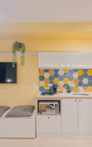 Studio para alugar com 27m², 1 quarto e sem vagaCozinha