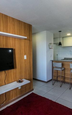 Apartamento para alugar com 50m², 1 quarto e 1 vaga Apartamento para alugar com 50m², 1 quarto e 1 vagaSala