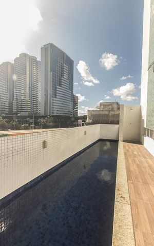 Apartamento para alugar com 50m², 1 quarto e 1 vaga Apartamento para alugar com 50m², 1 quarto e 1 vagaÁrea comum - Piscina