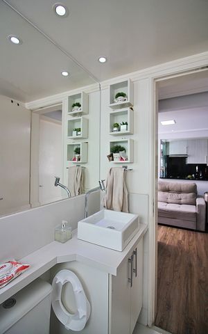Apartamento para alugar com 47m², 2 quartos e 1 vagaBanheiro Social