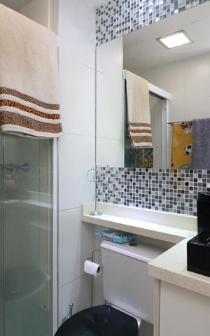 Apartamento à venda com 45m², 2 quartos e 1 vagaBanheiro