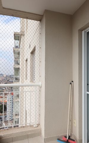 Apartamento à venda com 64m², 3 quartos e 1 vagaVaranda